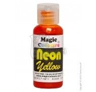 Неоновый универсальный краситель Magic Colours NEON  32 гр-Неоновый Желтый